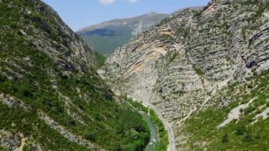 Fransa 'nın harika doğası Verdon Kanyonu