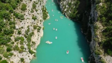 Fransa 'nın harika doğası Verdon Kanyonu