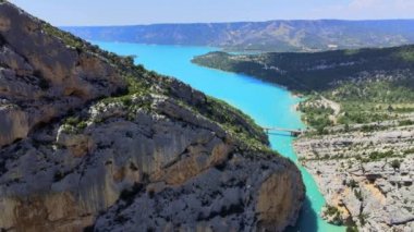 Fransız Alplerindeki Verdon Kanyonu