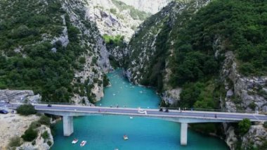 Fransa 'daki Verdon Kanyonu' nun şaşırtıcı doğası