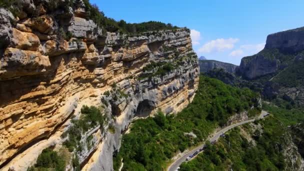 Incredibile natura del Verdon Canyon in Francia — Video Stock