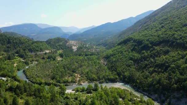 El cañón del Verdon en los Alpes franceses — Vídeos de Stock