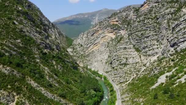 Maravilhosa natureza da França - O Canyon de Verdon — Vídeo de Stock