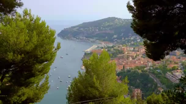 Increíble Costa Azul junto al mar en Francia — Vídeo de stock