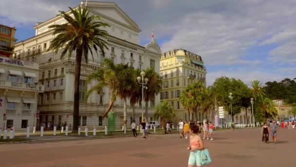 Opéra de Nice sur la Côte d'Azur - VILLE DE NICE, FRANCE - 10 JUILLET 2020 — Video