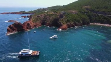 İnanılmaz Cote D Azur Fransa 'nın güney kıyısında