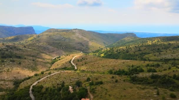 Krásný národní park Prealpes D Azur ve Francii — Stock video