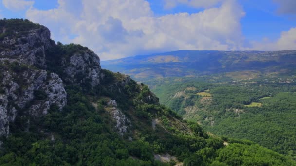 Prealpes D Azur Nemzeti Park Franciaországban - fantasztikus tájkép — Stock videók