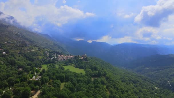 Fransa 'daki Prealpes D Azur Ulusal Parkı - muhteşem bir yer. — Stok video