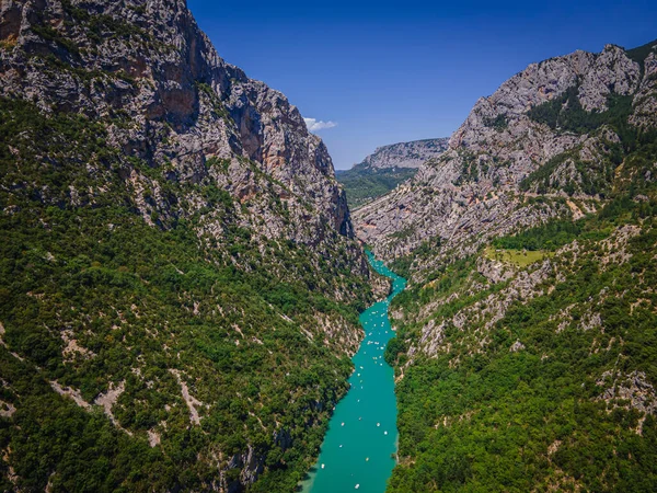 Το φαράγγι του Βερντόν στις γαλλικές Άλπεις — Φωτογραφία Αρχείου