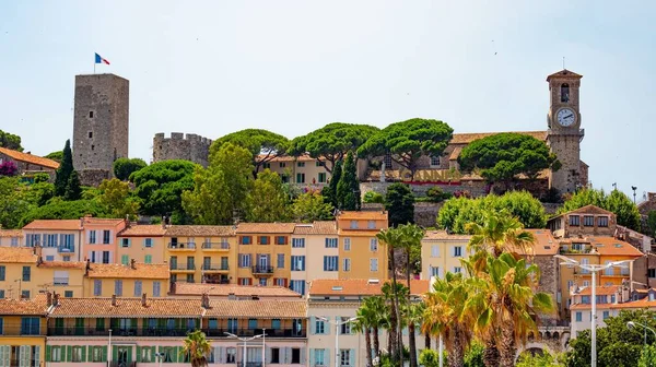 Veduta Aerea Sul Castello Cannes Cannes Francia Luglio 2020 — Foto Stock