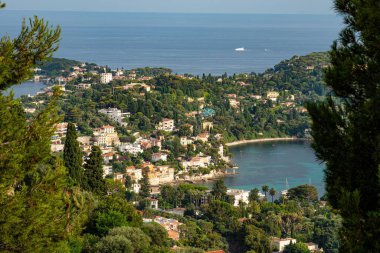 Fransa 'nın Muhteşem Cote d Azur sahili - seyahat fotoğrafçılığı