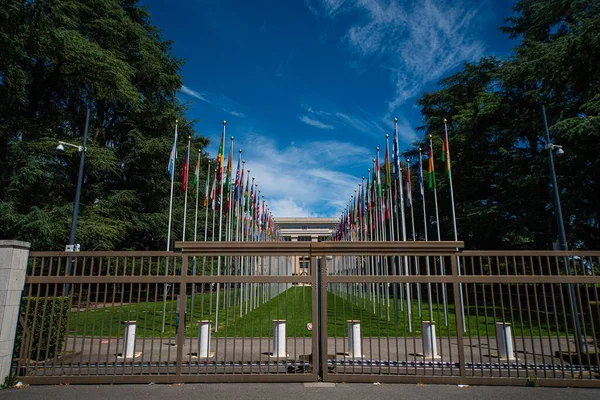 United Nations Geneva City Geneva Switzerland July 2020 — 图库照片