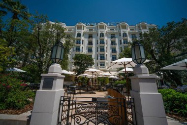 Cannes 'daki ünlü Martinez Oteli - CANNES, FRANCE - 12 Temmuz 2020