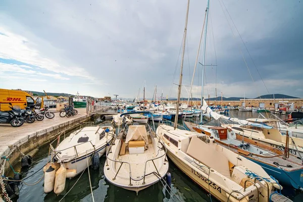 Famoso Puerto Saint Tropez Tropez Francia Julio 2020 — Foto de Stock