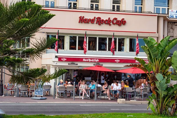 Hard Rock Cafe Nizzában Nice Franciaország 2020 Július — Stock Fotó