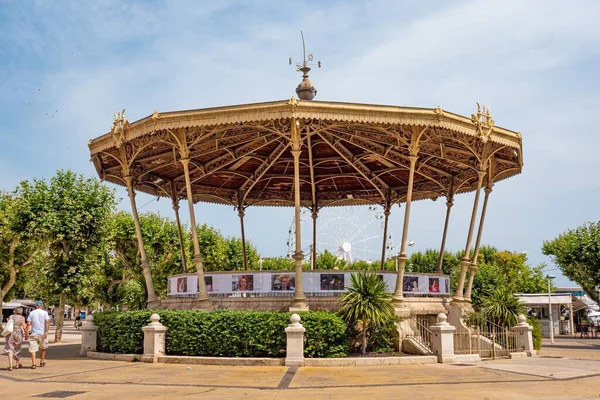 Escenario Fotográfico Palacio Del Festival Cannes Cannes Francia Julio 2020I — Foto de Stock