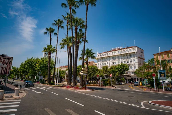 Hotel Esplêndido Cannes Cannes França Julho 2020 — Fotografia de Stock