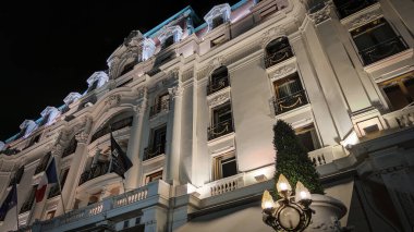 Nice 'deki ünlü Negresco Oteli - Güzel, FRANCE - 12 Temmuz 2020