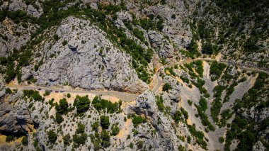 Fransa 'nın harika doğası - Verdon Kanyonu - seyahat fotoğrafçılığı