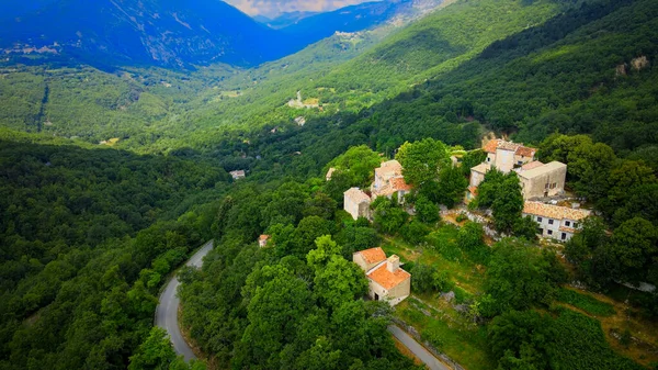 Small mountain village in the French Alps - travel photography