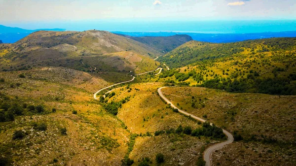 National Park Prealpes Azur France Wonful Landscaoe Wide Angle View — стокове фото