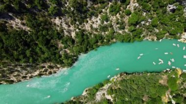 Fransız Alplerindeki Verdon Nehri