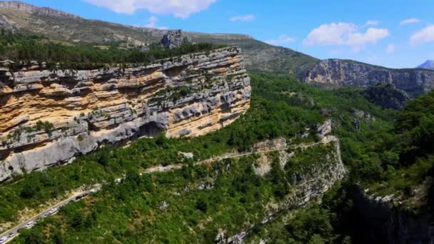 Maravilhosa natureza da França - O Canyon de Verdon — Vídeo de Stock