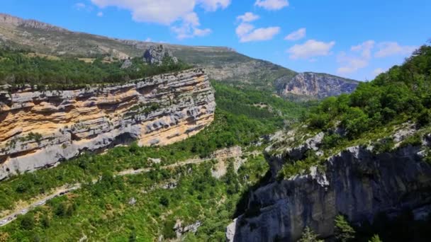 Wunderbare Natur Frankreichs - Die Schlucht von Verdon — Stockvideo