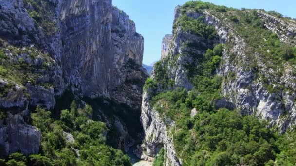 Il canyon del Verdon nelle Alpi francesi — Video Stock