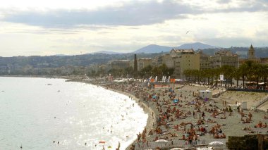 Cote D Azur 'daki güzel sahil önü - Kibarlık Şehri - 10 Temmuz 2020