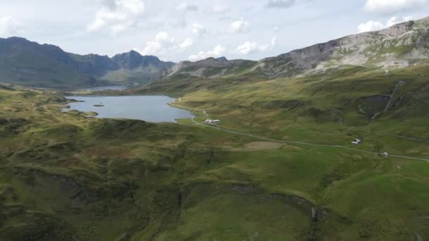 Ελβετικές Άλπεις Στο Melchsee Frutt Ταξιδιωτικό Υλικό — Αρχείο Βίντεο