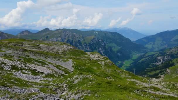 Oblíbené Místo Pro Dovolenou Švýcarských Alpách Okres Melchsee Frutt Švýcarsku — Stock video