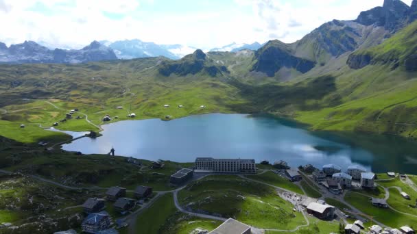 Lieux Vacances Populaires Dans Les Alpes Suisses Melchsee Frutt District — Video