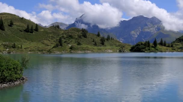 Wunderbarer Ort Für Den Urlaub Den Schweizer Alpen Travel Footage — Stockvideo