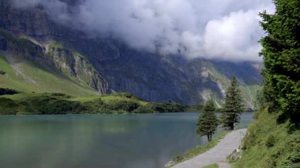 Amazing Nature Switzerland Swiss Alps Travel Footage — Stock Video