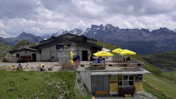 Los Alpes Suizos Melchsee Frutt Melchsee Frutt Suiza Agosto 2020 — Vídeos de Stock