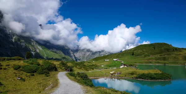 Amazing Switzerland Mountain Lake Truebsee Travel Photography — Stock Photo, Image