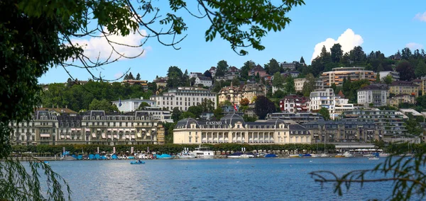 Città Lucerna Svizzera Lago Lucerna Fotografia Viaggio — Foto Stock