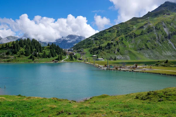 Maravilloso Lugar Para Vacaciones Los Alpes Suizos Fotografía Viaje —  Fotos de Stock