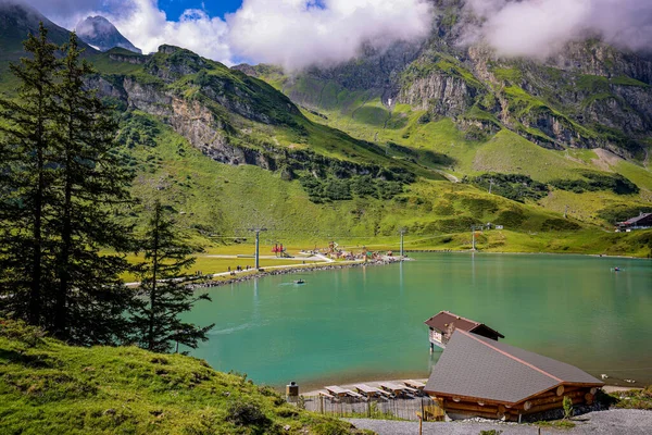 Amazing Switzerland Mountain Lake Truebsee Ταξιδιωτικές Φωτογραφίες — Φωτογραφία Αρχείου