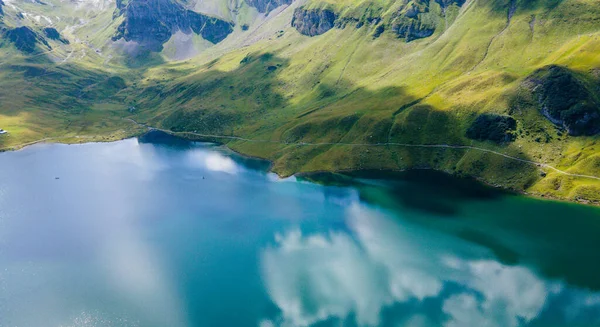 Los Alpes Suizos Melchsee Frutt Fotografía Viaje —  Fotos de Stock