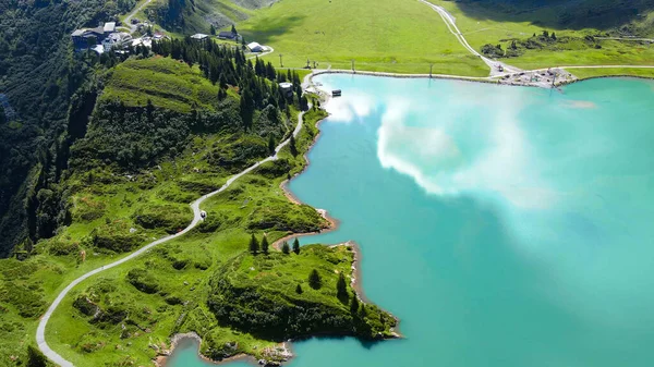 Lago Montaña Truebsee Suiza Viajes Fotografias —  Fotos de Stock