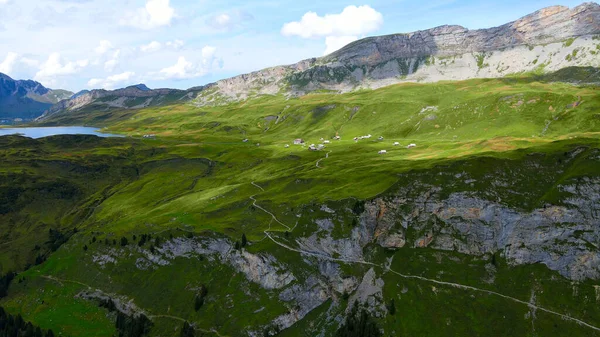 Melchsee Frutt Taki Sviçre Alpleri Seyahat Fotoğrafçılığı — Stok fotoğraf