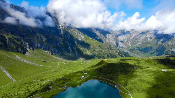 Удивительная Природа Швейцарии Швейцарских Альпах Фотографии Путешествий — стоковое фото