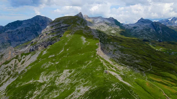 Καταπληκτική Φύση Των Ελβετικών Άλπεων Περιοχή Melchsee Frutt Στην Ελβετία — Φωτογραφία Αρχείου