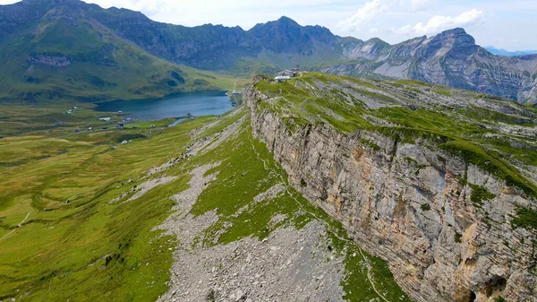 Mount Bonistock Swiss Alps Αεροφωτογραφία Ταξιδιωτική Φωτογραφία — Φωτογραφία Αρχείου