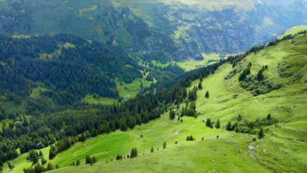 Alpy Szwajcarskie Melchsee Frutt Zdjęcia Podróży — Wideo stockowe