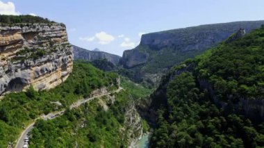 Fransa 'nın harika doğası Verdon Kanyonu