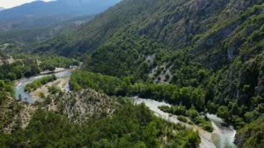 Fransa 'nın harika doğası Verdon Kanyonu